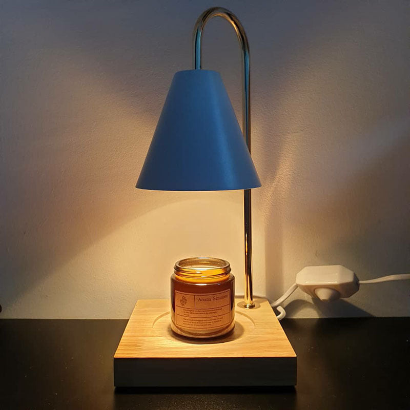 Diffuseur d'aromathérapie, chauffe-cire électrique, lampe à bougie Yankee, brûleur d'huile essentielle, veilleuse pour la décoration de la maison et de la chambre à coucher