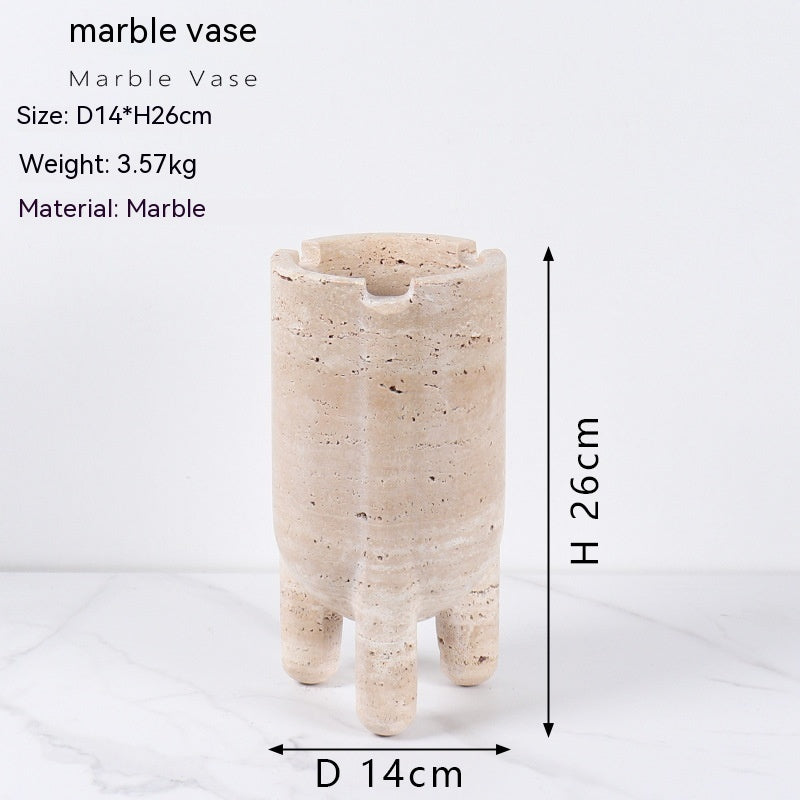 Marble Hydroponic Green Plant Soft Home Decoration Decorative Vase