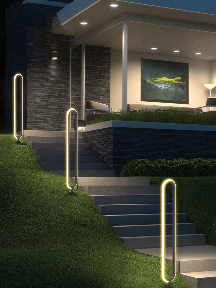 Luz solar para césped de moda para jardín al aire libre