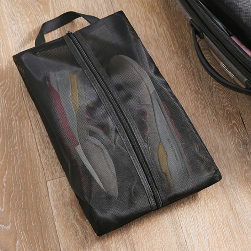 Outdoor Travel Portable Shoe Bag Multi-functional Beach Bag Visual Breathable