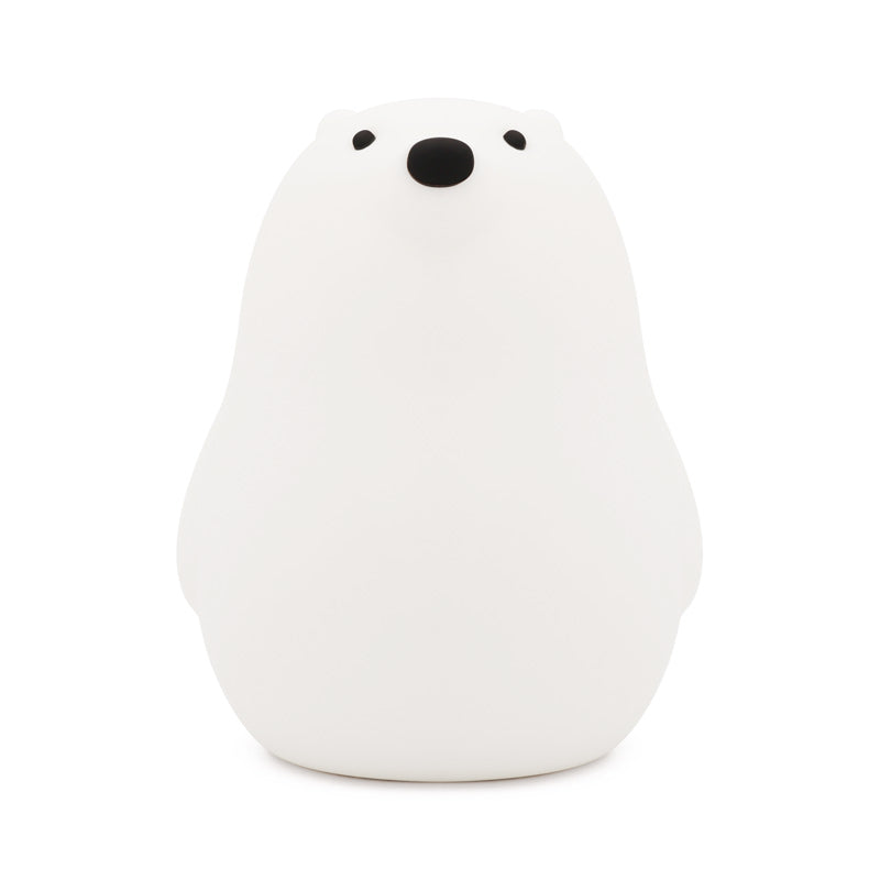 Petit ours blanc Pat Light Silicone lumière douce veilleuse veilleuse