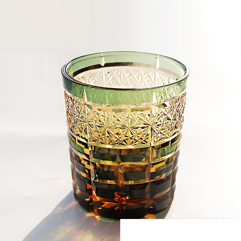 Asterism Crystal Glass Hand Carved Water Cup