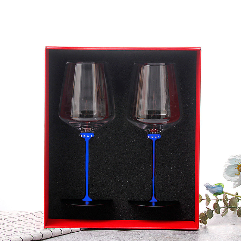 Creative Dancing Red Wine Crystal Glass Goblet