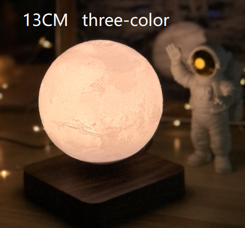 Lampe de table à lévitation magnétique, lumière de lune, impression 3D, veilleuse planète