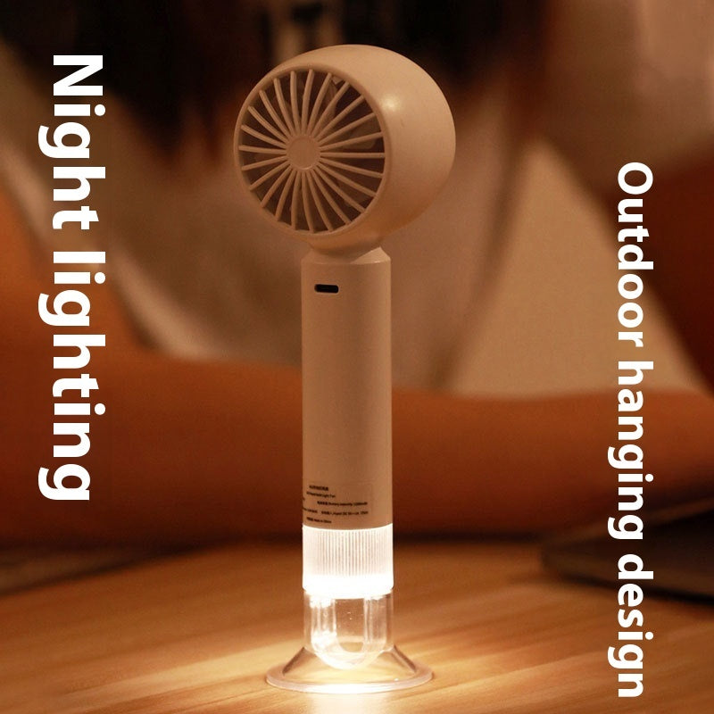 Ventilateur portatif avec lumière portable extérieur avec base