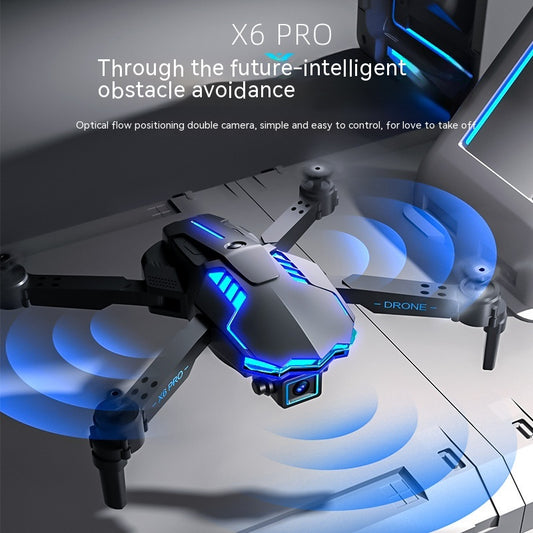 Photographie aérienne UAV 4K HD, positionnement du flux optique, double caméra, évitement d'obstacles, télécommande à hauteur fixe