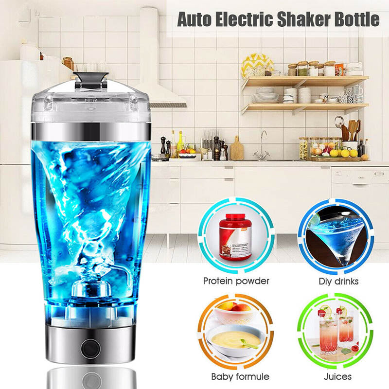 Agitateur électrique de protéines, bouteille de shake USB, mélangeur de lait, café, bouilloire, sport et Fitness, charge, tasse électrique