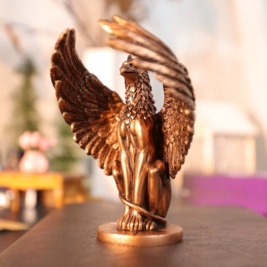 Access Control Lion Eagle Head Vulture Retro Table Decoration Resin Decorations