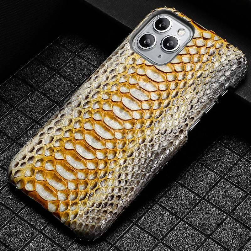 Male Python Leather High-end Luxury Business Phone Case