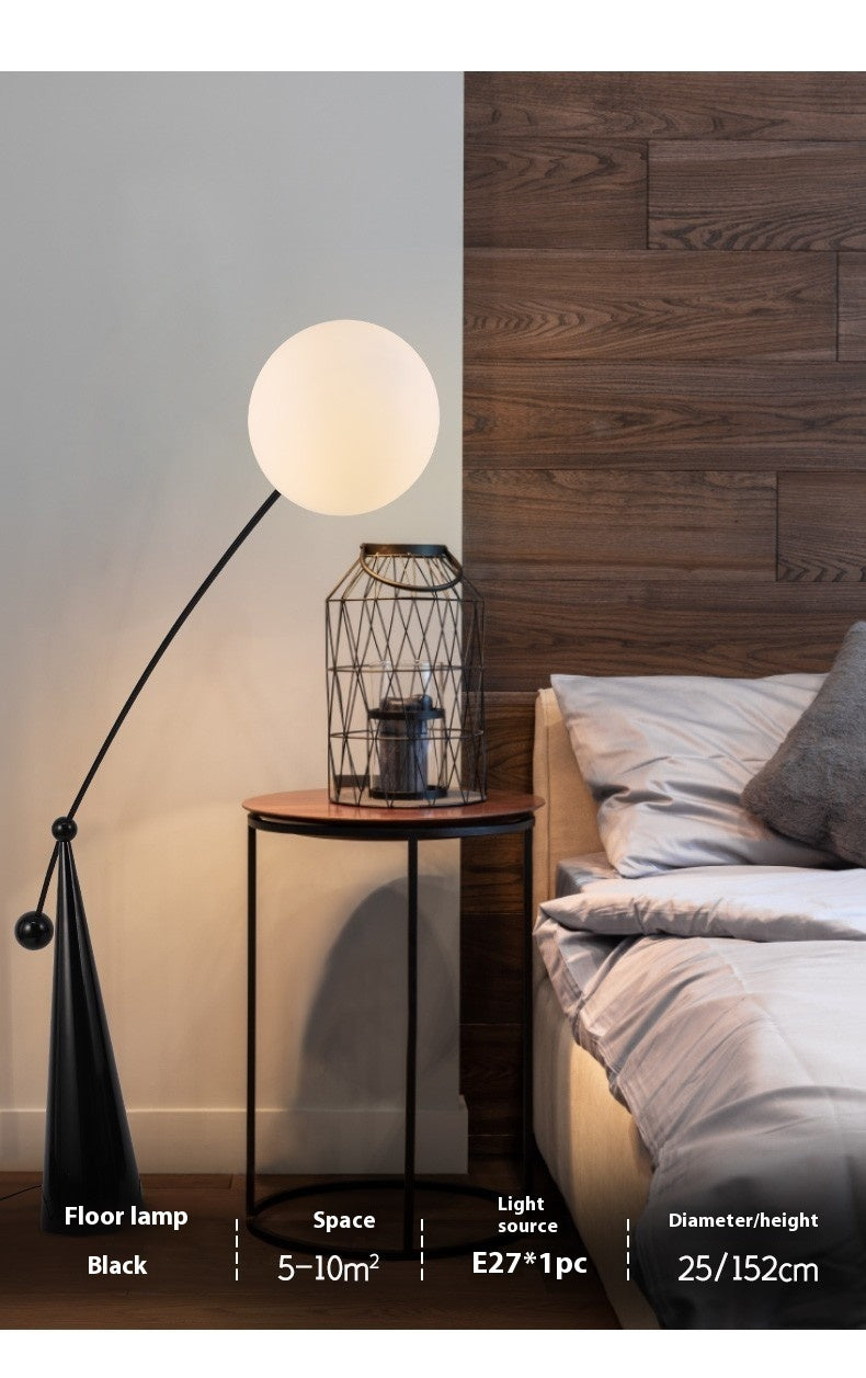 Lampadaire boule lumineuse luxe personnalité pêche