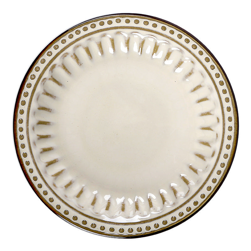 Ceramic Creative Western Food Plate Steak Spaghetti Plate