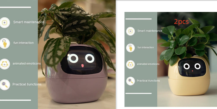 Facial Expression Control Intelligent Flower Pot