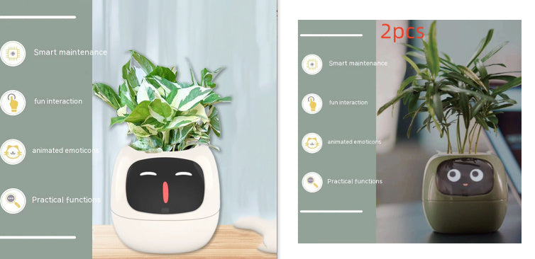 Facial Expression Control Intelligent Flower Pot