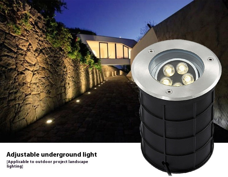 Underground Led Outdoor Waterproof Buried Spotlight Embedded Tree Projection Lamp