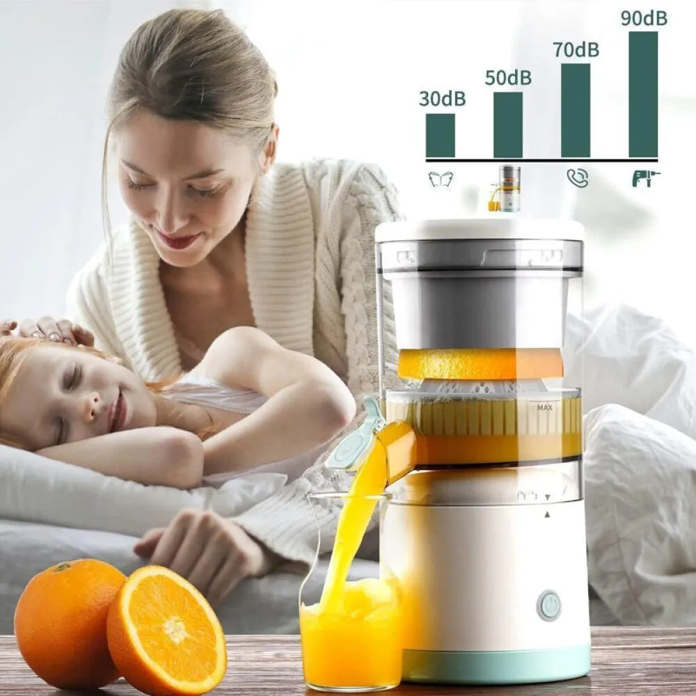 Electric Citrus Juicer Juice Squeezer Portable Press Machine Fruit Extractor UK