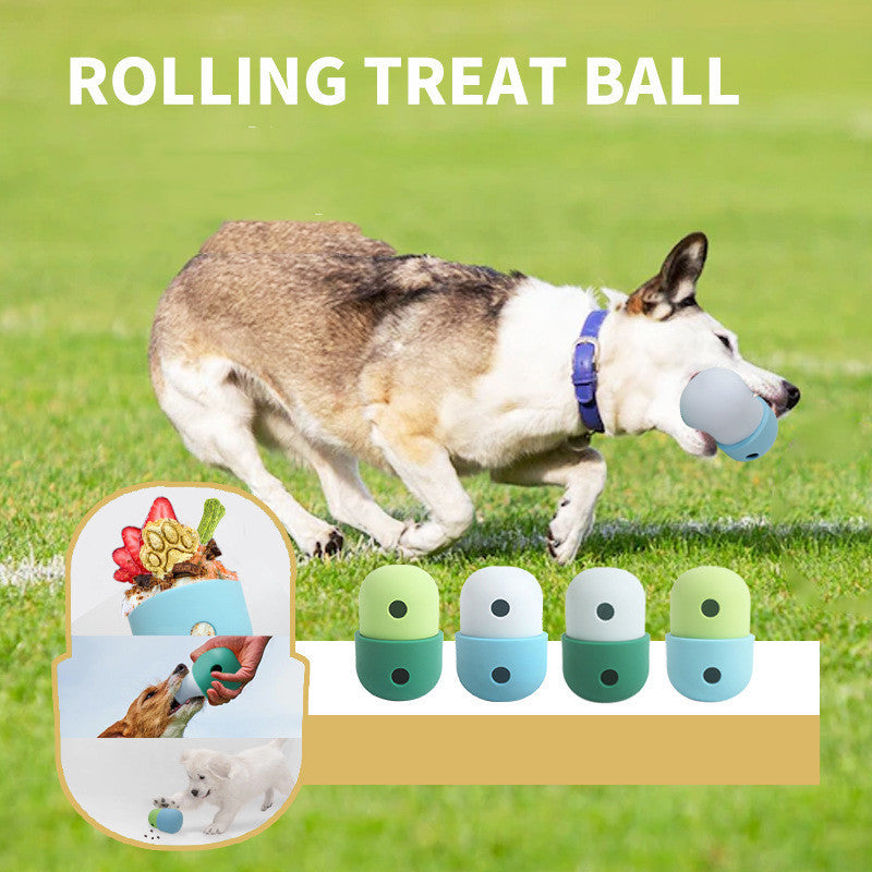 Nouveau 2 en 1 jouets pour animaux de compagnie produits chien fuite jouet balle Silicone fournitures pour animaux de compagnie