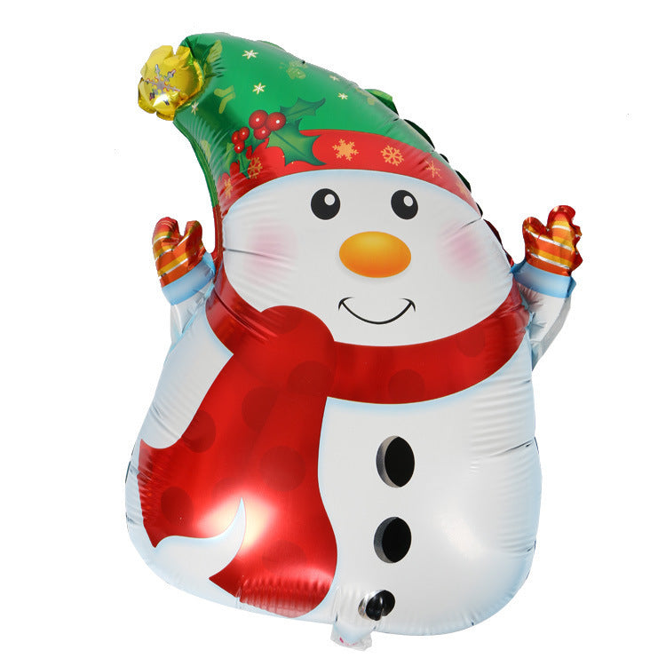 Christmas decoration aluminum film balloon