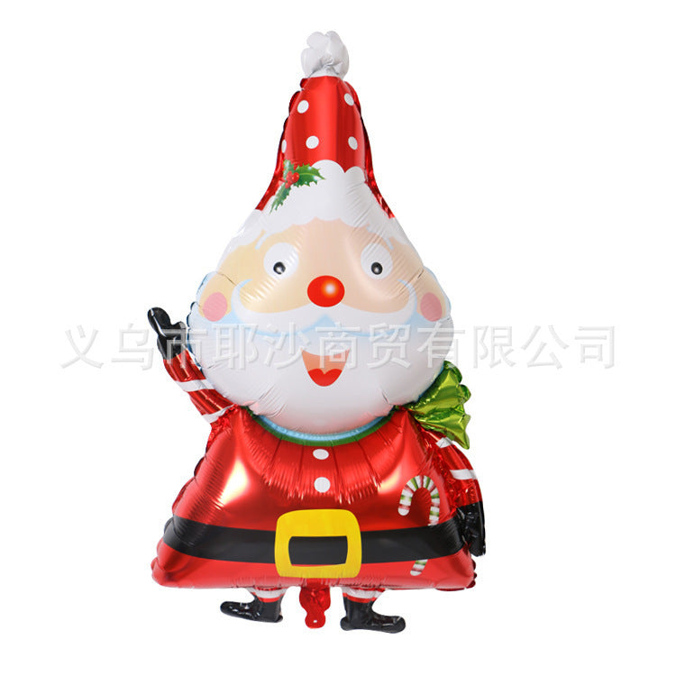 Christmas decoration aluminum film balloon