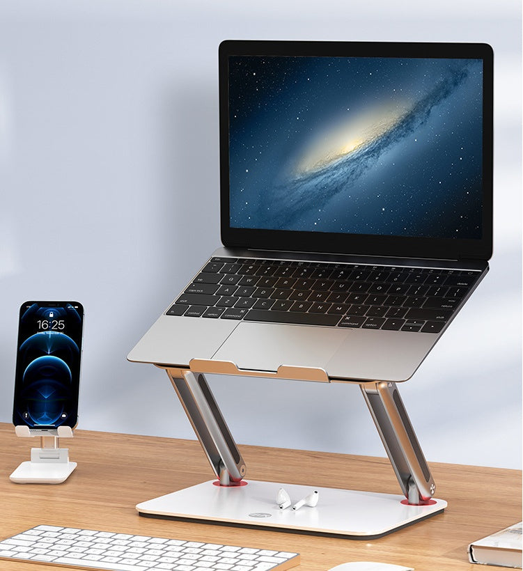 Cooling Rack Folding Adjustable Angle Aluminum Alloy Desktop Portable Holder Office Universal Non Slip Laptop Stand