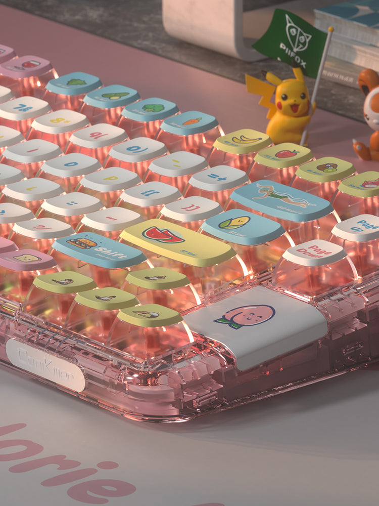 Transparent Keycap PBT Keycap Thermal Sublimation 118 Keys