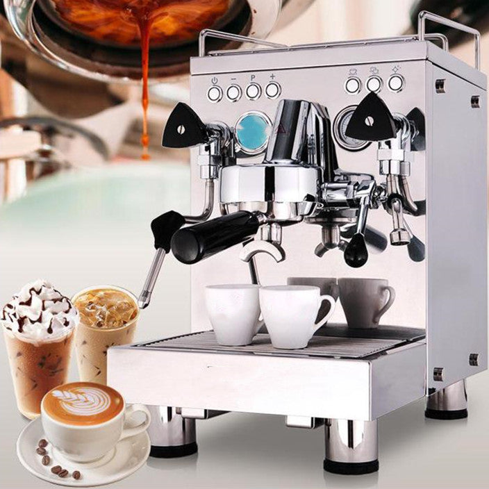 Máquina de café expreso semiautomática completa para uso doméstico y comercial