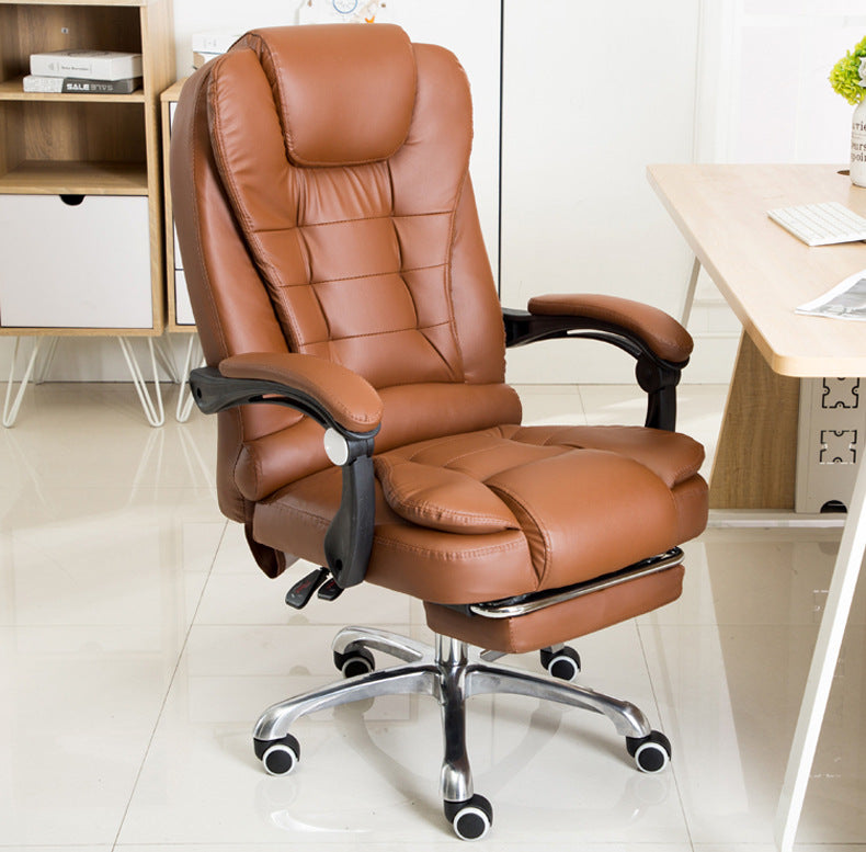 Chaise de bureau inclinable, pivotante, ergonomique, pour ordinateur domestique, Simple