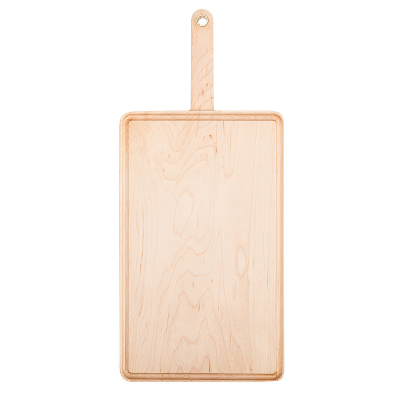 Tabla de cortar de madera tabla de pan tabla de cortar de cocina con ranura no desborda jugo