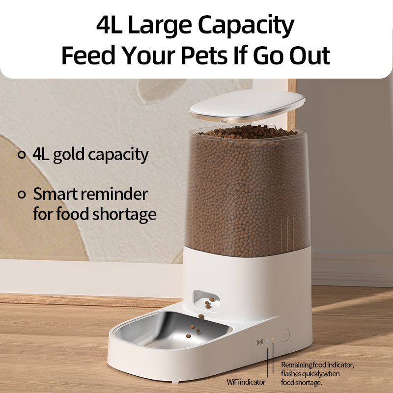 4L Automatic Pet Feeder Cat Food Dispenser Accessorie