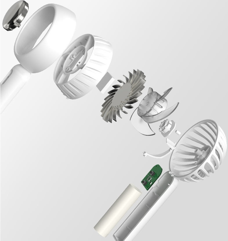 Mini ventilateur portatif muet, semi-conducteur, refroidissement, climatiseur Portable, batterie, Rechargeable par USB, pour l'extérieur