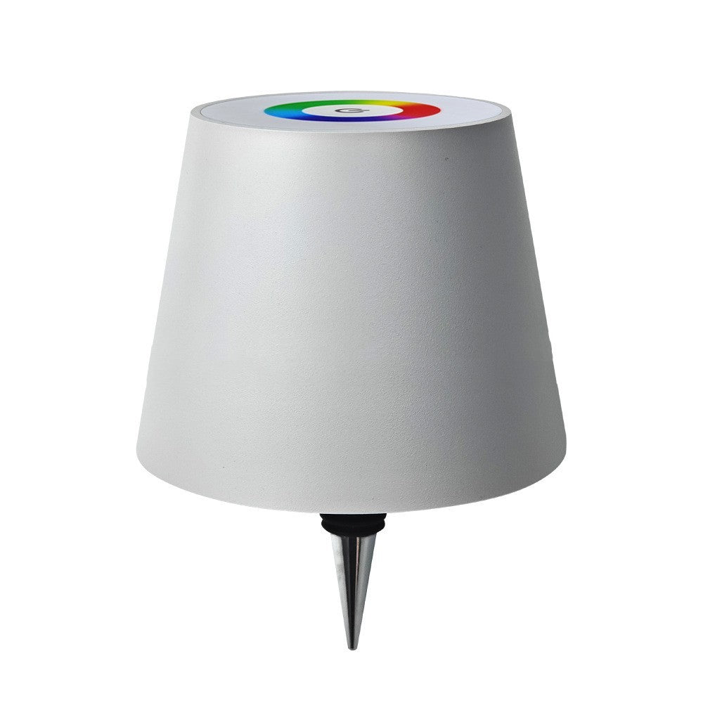 Lampe de table à atmosphère de charge tactile tricolore RVB