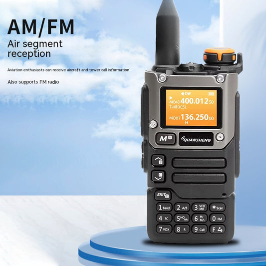 Handheld Radio Equipment Single Key Pair Frequency Aviation Receiving Upgraded Version