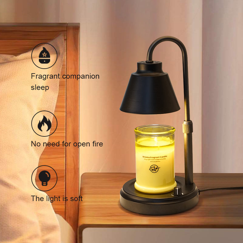 Lampe de chambre à coucher chaude et parfumée à cire parfumée