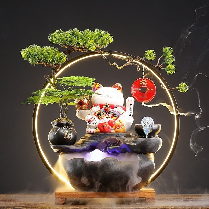 Flowing Water Generates Wealth In Home Decoration Ornaments