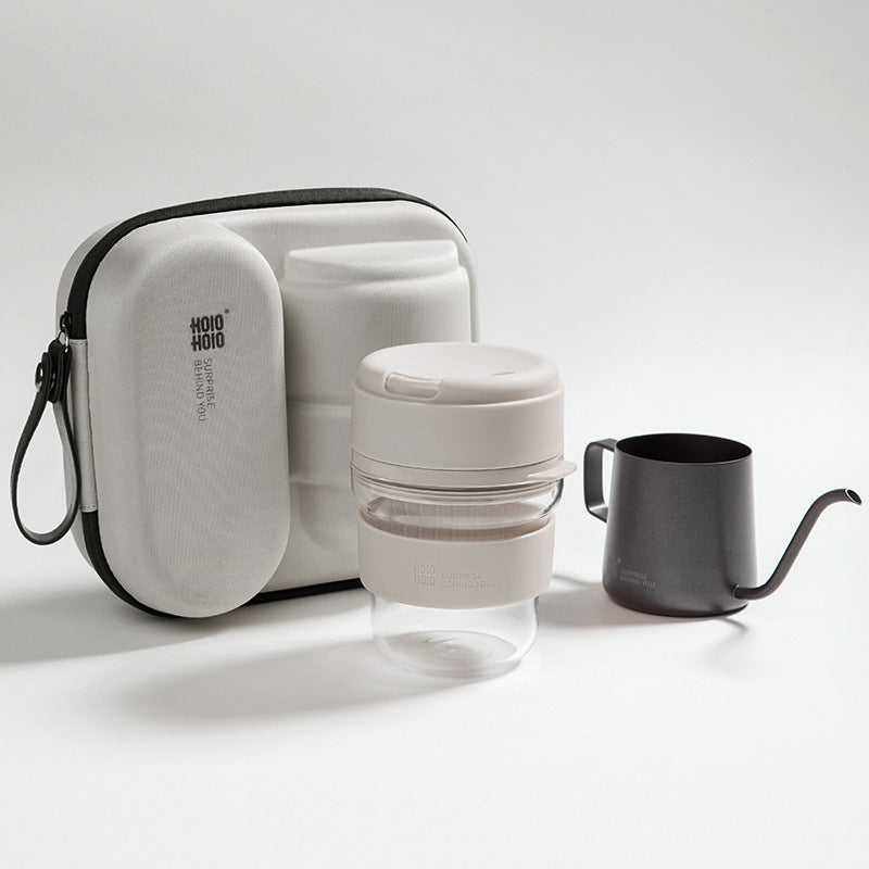 Ensemble de tasses à café infusées à la main pour voyage de bureau portable