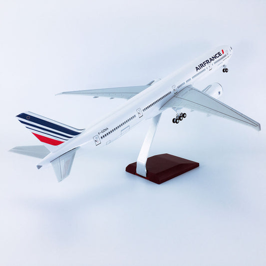 Modelo de avión de material ABS de 47 cm con ruedas