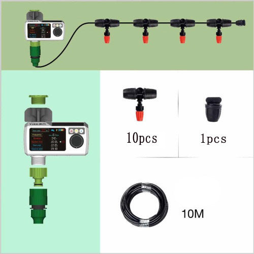 Dispositivo de riego automático para balcón y jardín, controlador de riego por goteo inteligente con sincronización