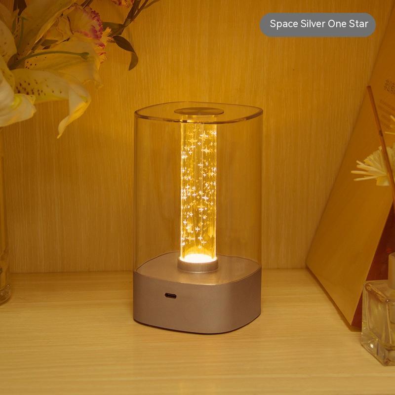 Nouveau LED Tactile Lumière D'ambiance USB Charge Protection Des Yeux Chevet Chambre Lampe Bar Restaurant Jardin Décoration Veilleuse Décor À La Maison