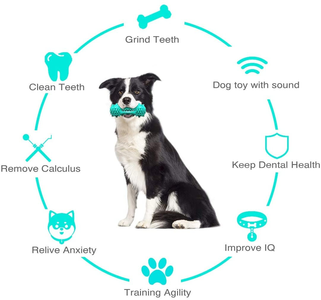 Juguetes para masticar de limpieza para perros agresivos, palo Molar de goma, dientes orales para perros