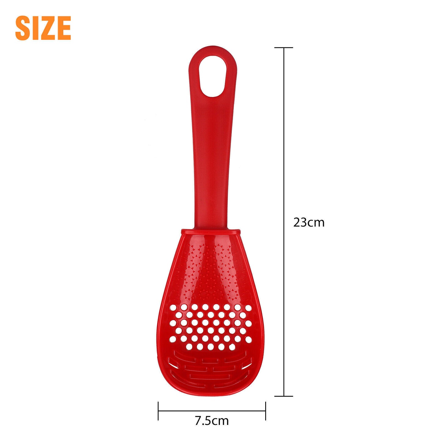 2PCS Kitchen Cooking Spoon Tool Multifunction Scoop Soup Skimmer Heat Resistant Kitchen Cooking Spoon