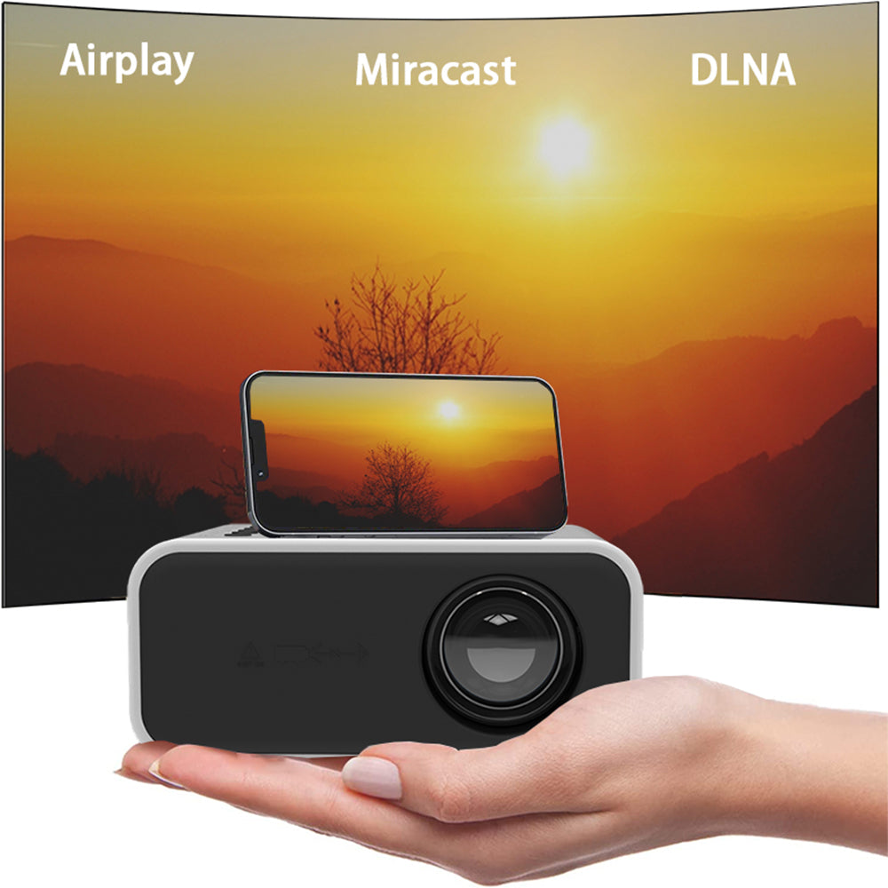 YT300 Mini projecteur Portable à domicile 24 ANSI HD 1080P Projection de cinéma maison Mobile filaire et sans fil