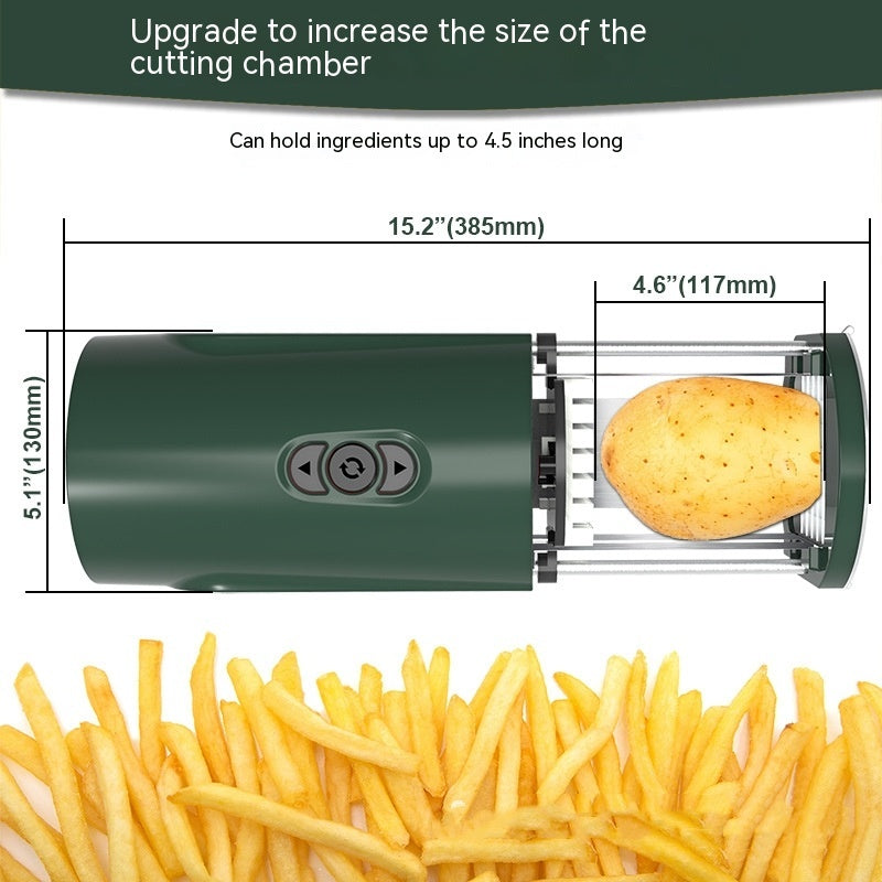 Trancheuse de pommes de terre multifonctionnelle en acier inoxydable, coupe-frites électrique, fabricant de tranches de pommes de terre françaises, Gadget de cuisine