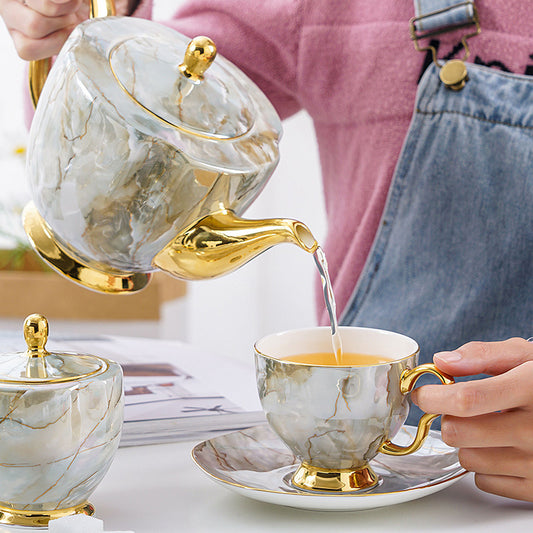 Accueil Ensemble de tasses à café en porcelaine tendre