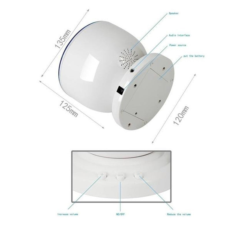 Projecteur LED de vagues d'océan, veilleuse, télécommande, cartes TF, lecteur de musique, haut-parleur, Projection aurore