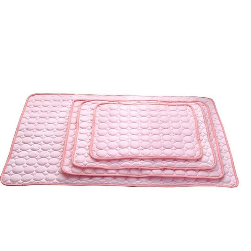 Coussin de nid froid en soie glacée pour chien et chat, pour se rafraîchir en été