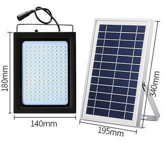 Projecteur solaire à large faisceau, avec frais d'électricité annuels, éclairage rural de toit, de balcon, de jardin et de rue