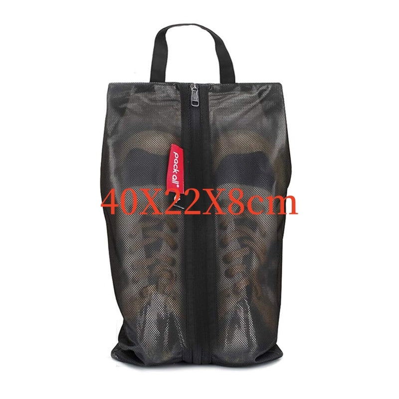 Outdoor Travel Portable Shoe Bag Multi-functional Beach Bag Visual Breathable