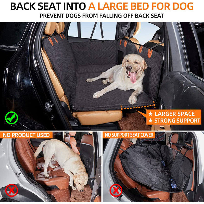 Lit de voiture pour chien, coussins de voiture imperméables et résistants pour animaux de compagnie