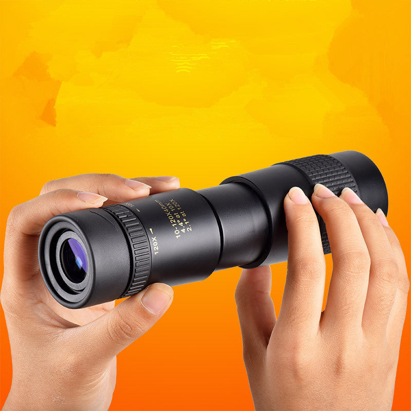 Zoom monoculaire HD caméra de téléphone télescopique télescope de Vision nocturne à faible luminosité