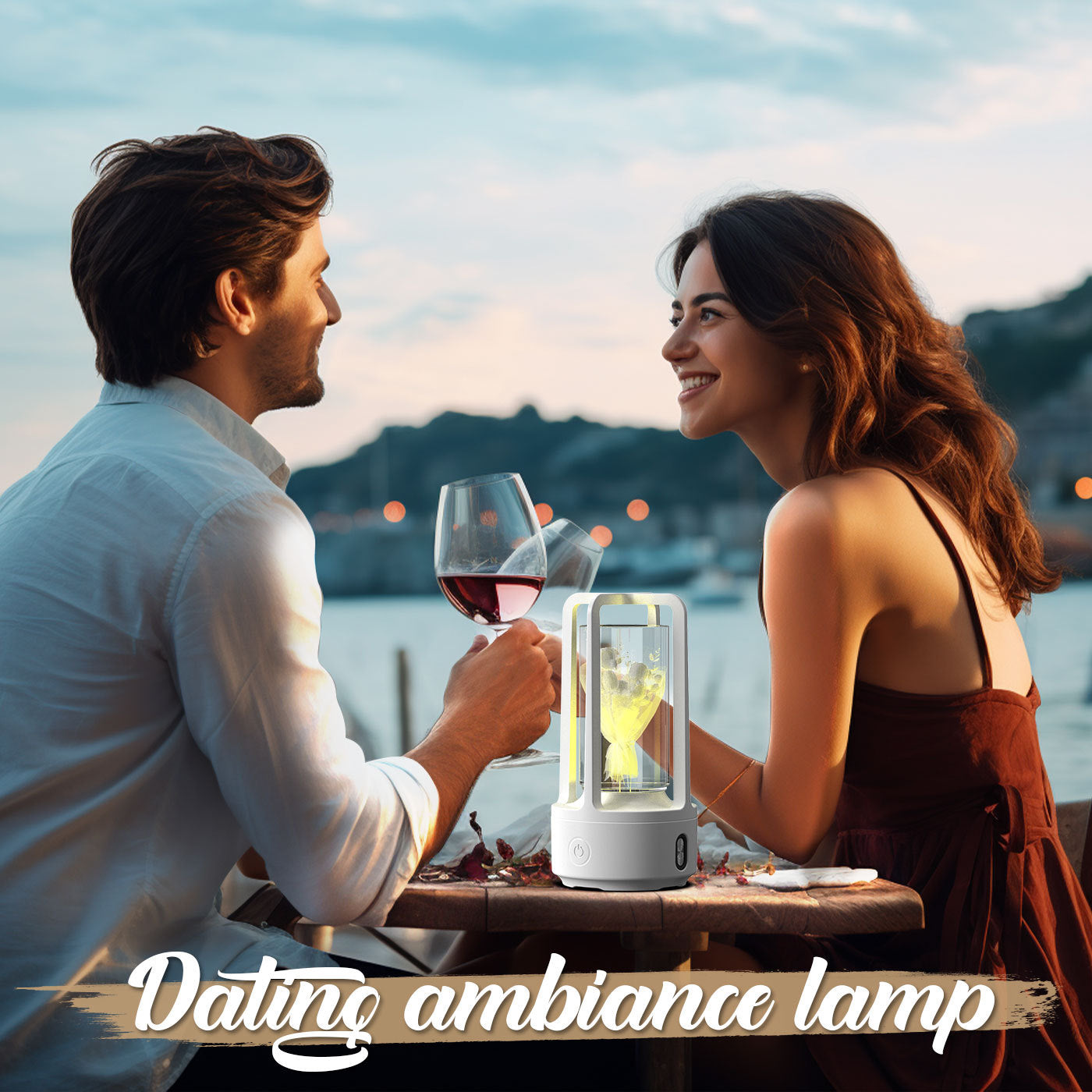 Lampe en cristal acrylique audio créative 2 en 1 et haut-parleur Bluetooth Cadeau de Saint-Valentin Lampe de nuit tactile