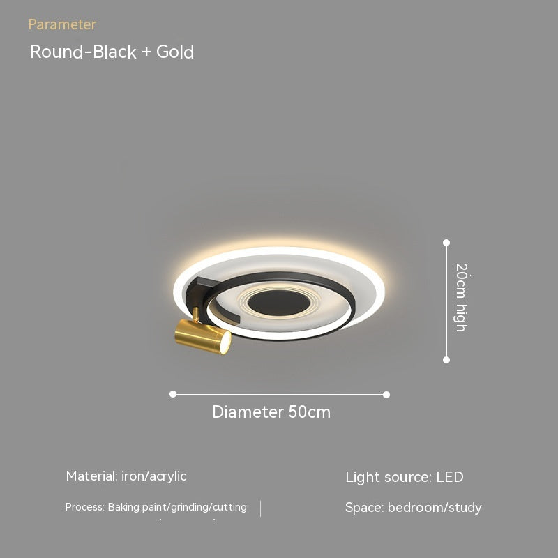 Atmósfera de lámpara de techo rectangular LED nórdica